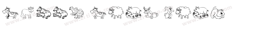 Funny farm hard字体转换